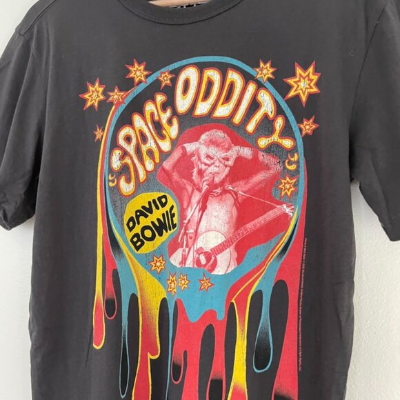 Chaser David Bowie Space Oddity Graphic T-Shirt Size Small - Picture 5 of 5
